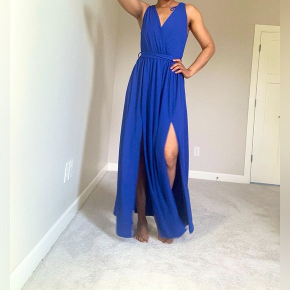 AX Paris Blue Maxi Dress - Picture 6 of 12